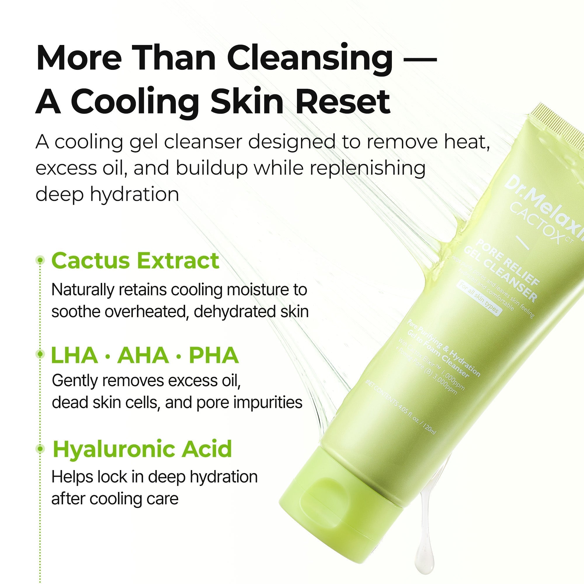 Cactox Pore Relief Gel Cleanser