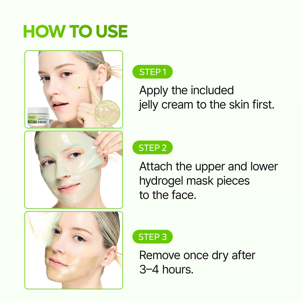 Cactox De-Puffing Pore Tox Gel Mask 4EA