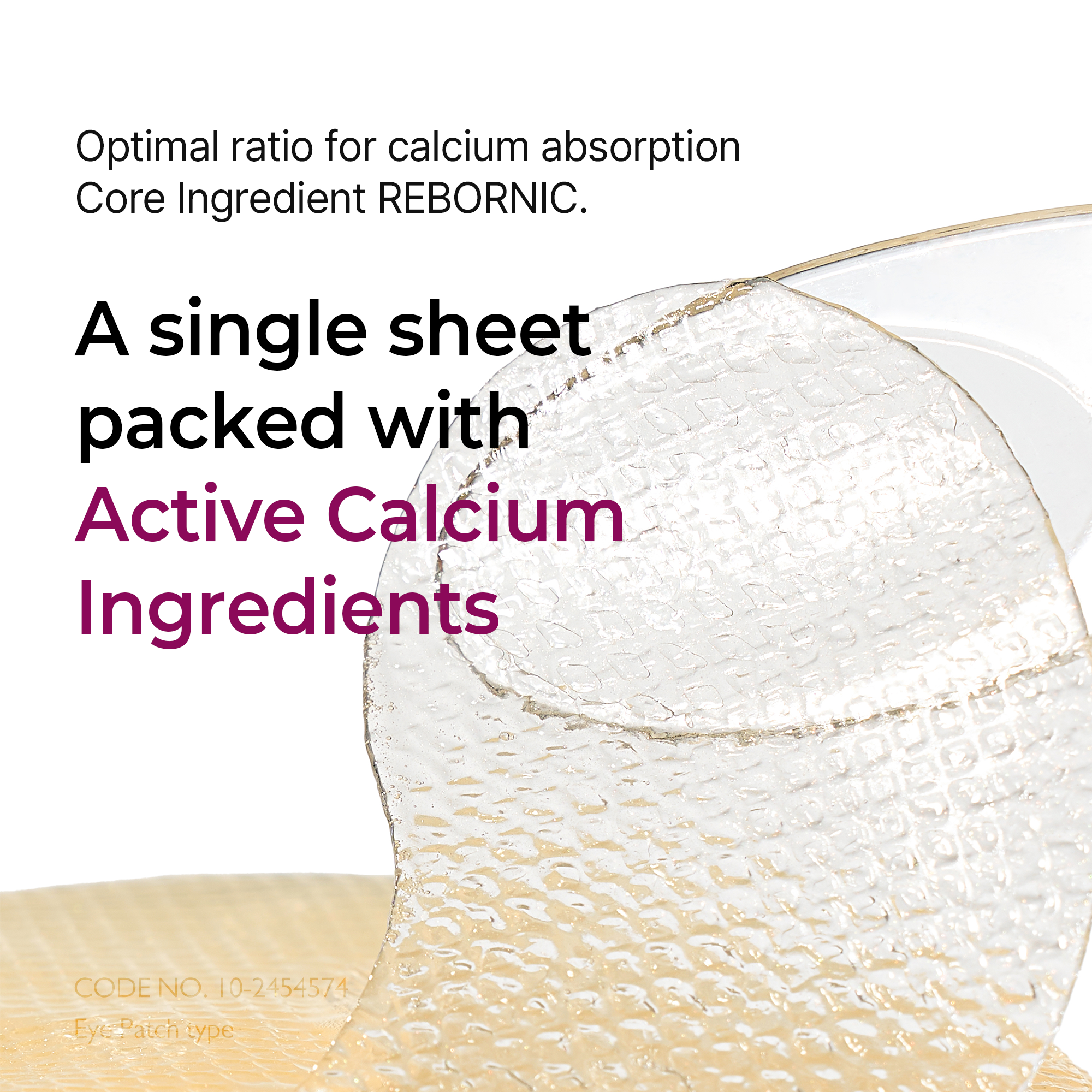 Calcium Bonding Eye Cream & Eye Patch 60ea