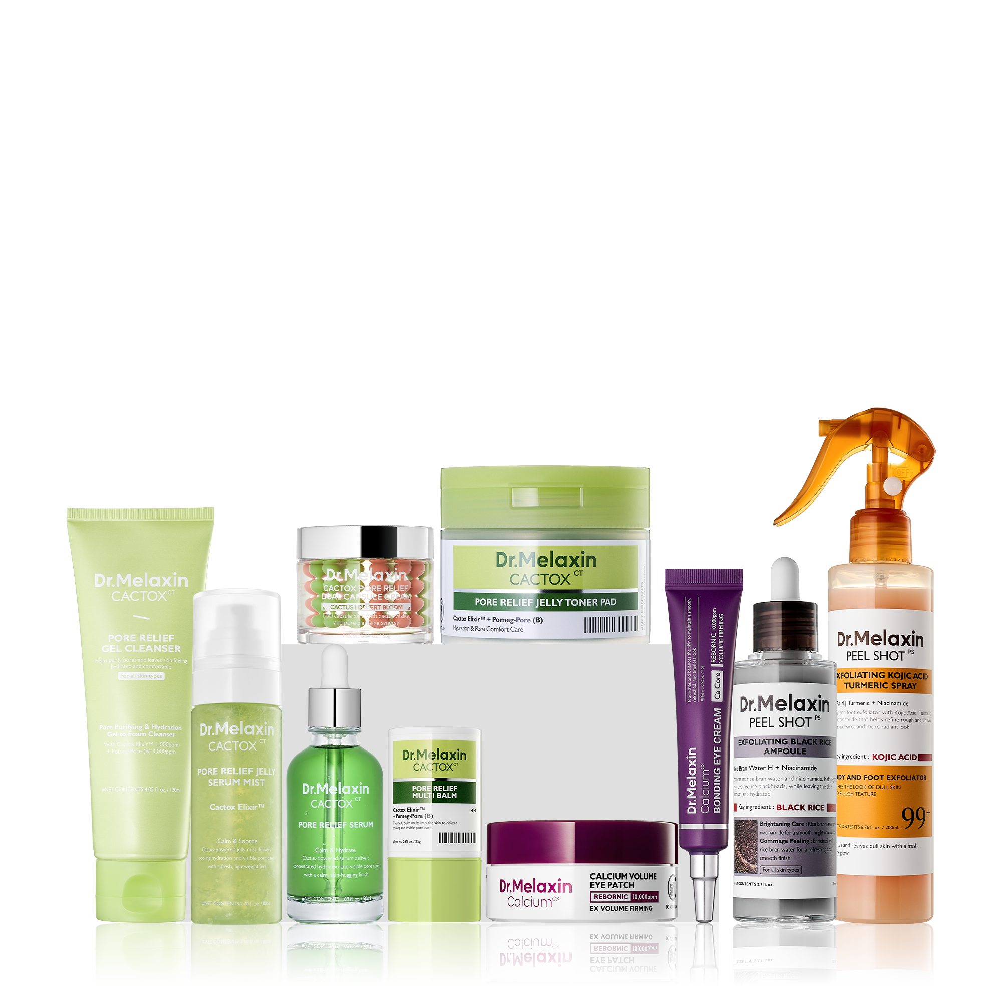 [Dr.Melaxin Exclusive] Pore-Refining & Volumizing Reset 10-Step Set